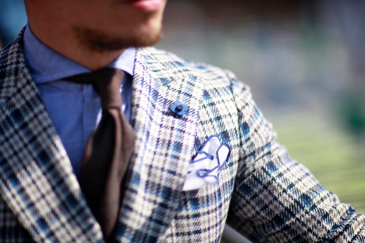 Pitti Uomo 86 day II - Shades of brown and blue
