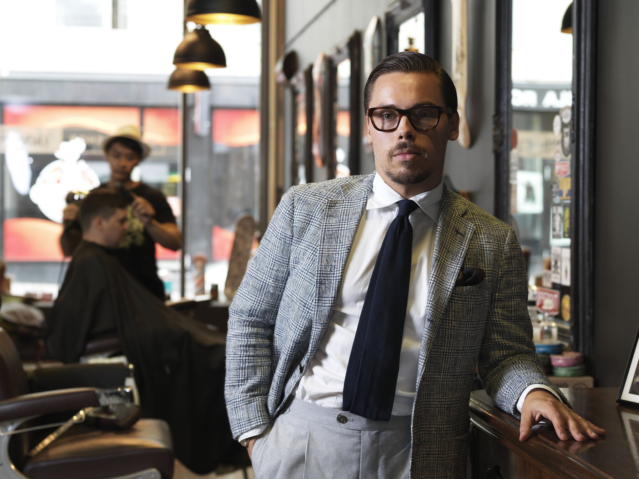 How to combine suits and sport coats - play with textures and patterns