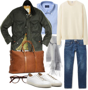 Casual outerwear & cashmere - weekend inspiration