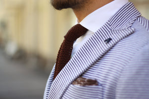 Outfit of the week - double-breasted jersey blazer