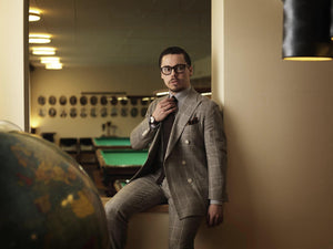 Windowpane suit - Business casual