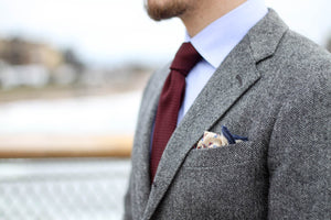 How to wear herringbone wool suit - DLA guide