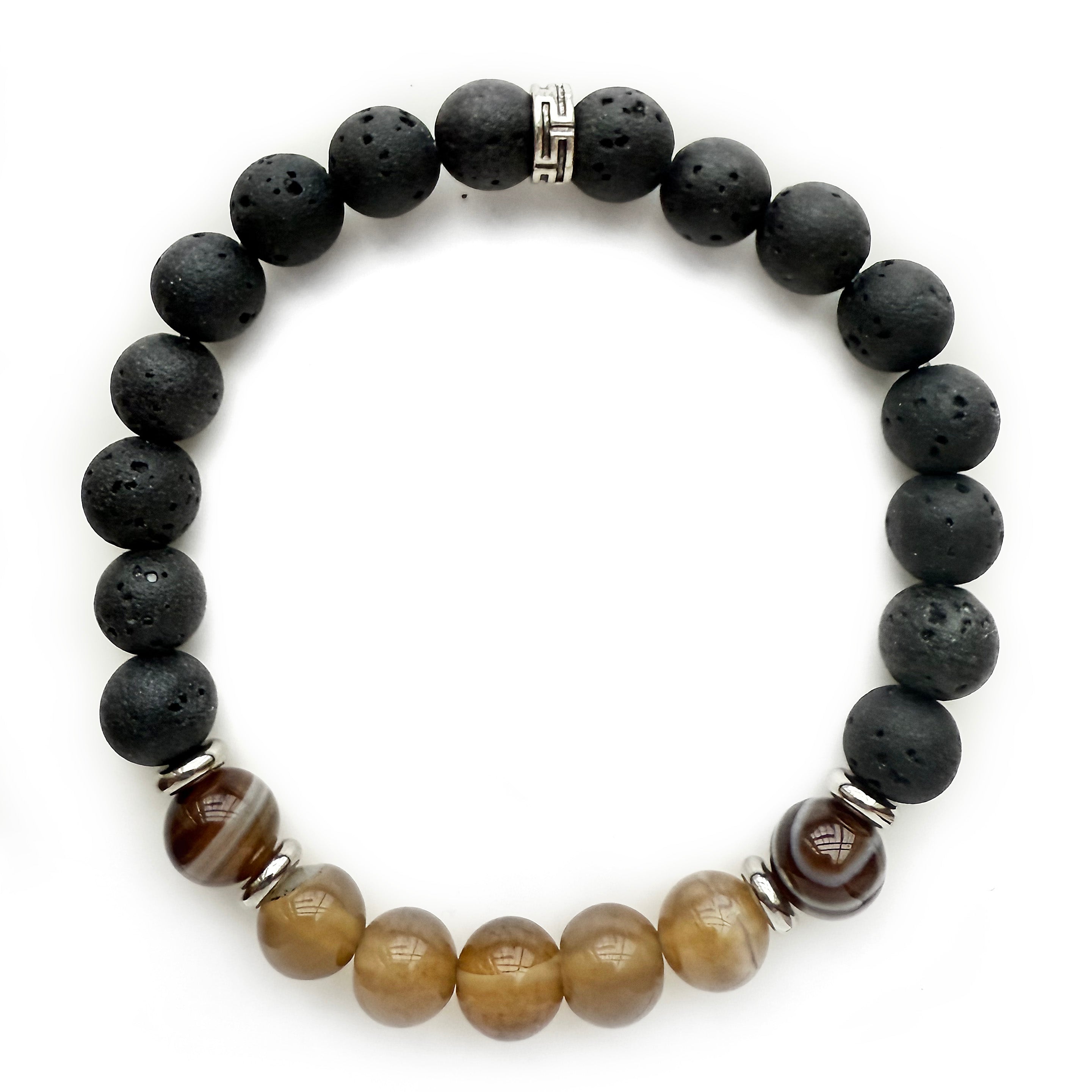 Natural 8mm Gemstone Bracelet, Field