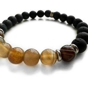 Natural 8mm Gemstone Bracelet, Field