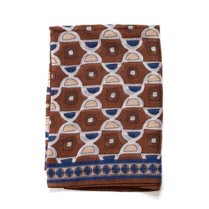 Brown wool scarf