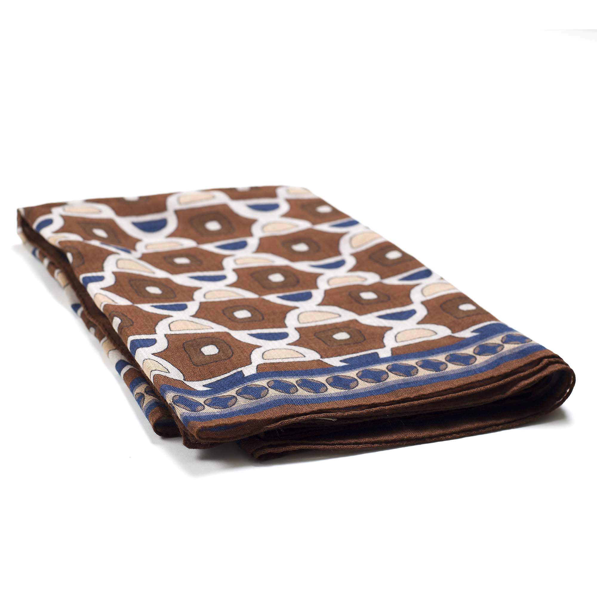 Brown wool scarf