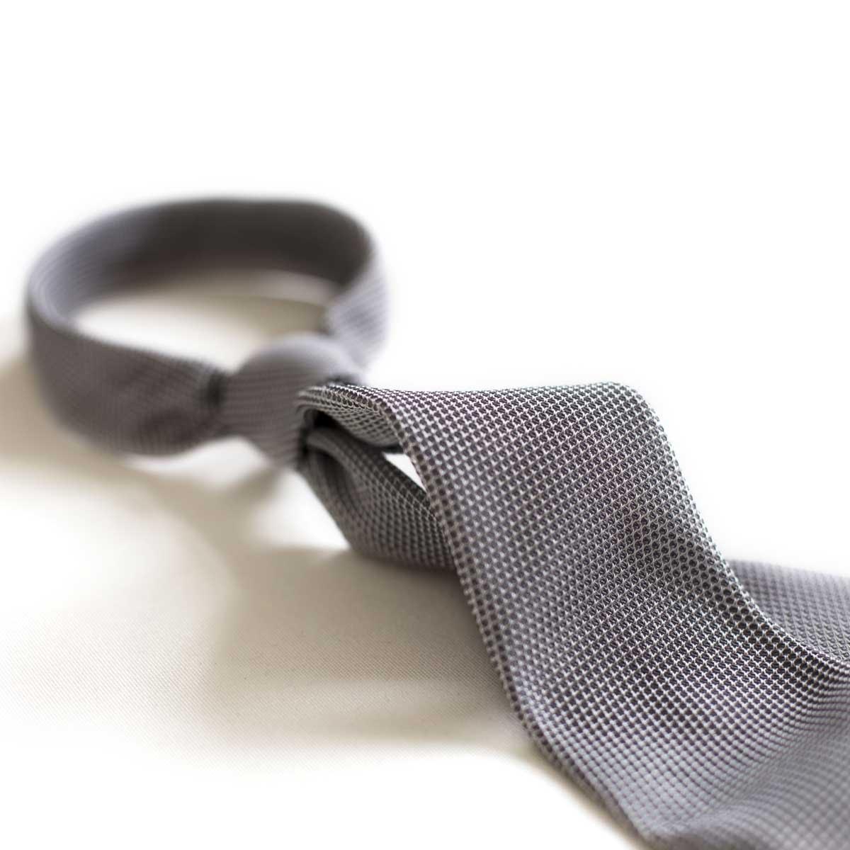 Silver Grenadine Tie